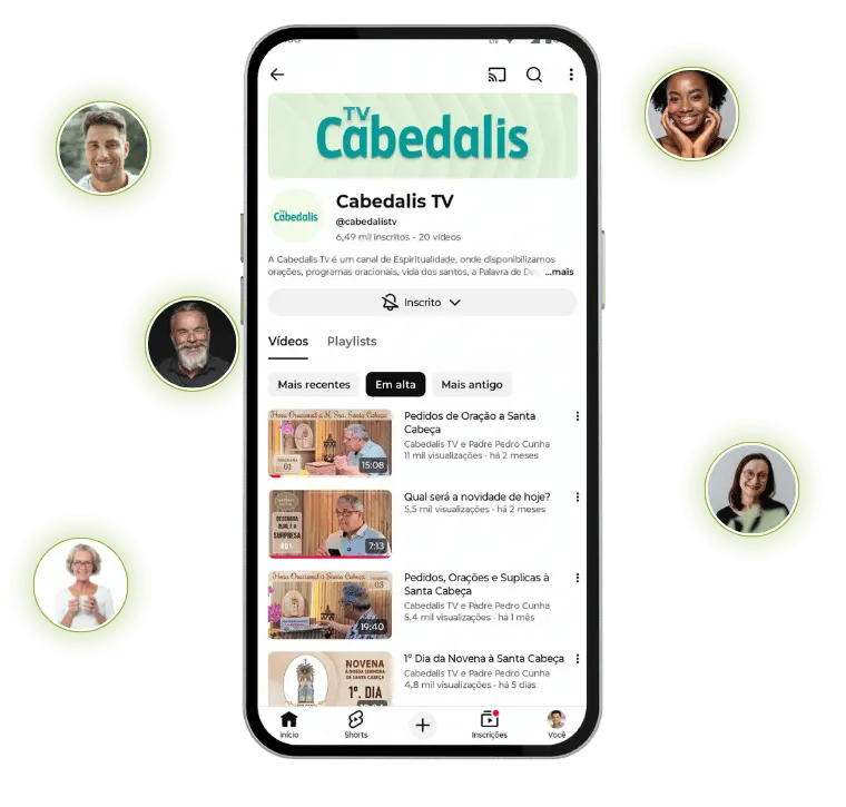 youtube tv cabedalis